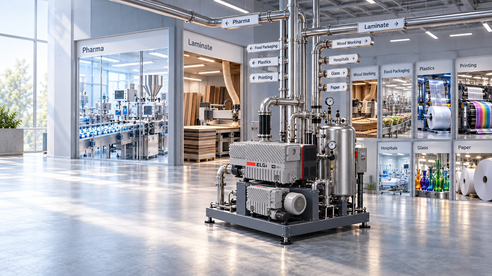 Industrial vacuum equipment